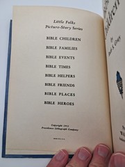 Bible Children Vintage Children’s Book 1952 Warner Press Ruth S Gray