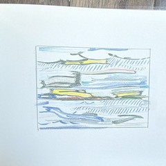 Harry N. Abrams Roy Lichtenstein Landscape Sketches 1984-1985 HC Illus Signed