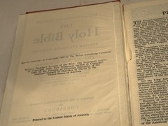 HOLY BIBLE Self Pronouncing RSV 1962 Cokesbury vtg Revised Standard illustrated
