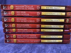 Silhouette Desire Romance Novels Lot of 15 (See photos for titles)