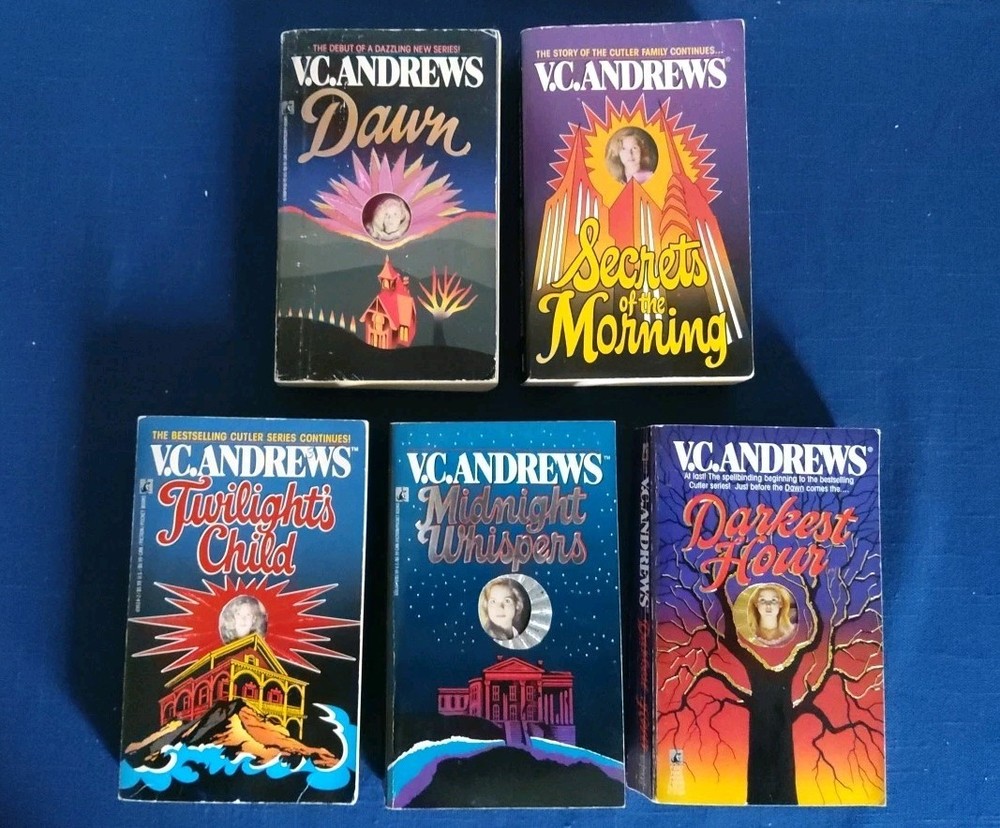 Lot of 5 – V.C. Andrews – Cutler Family Series – Complete 1-5 – 4 Keyhole – PB