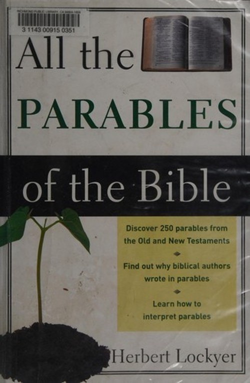 All the Parables Paperback Herbert Lockyer