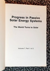 7th National Passive Solar Conference, John Hayes, Preprint Edition Vol. 7, 1982