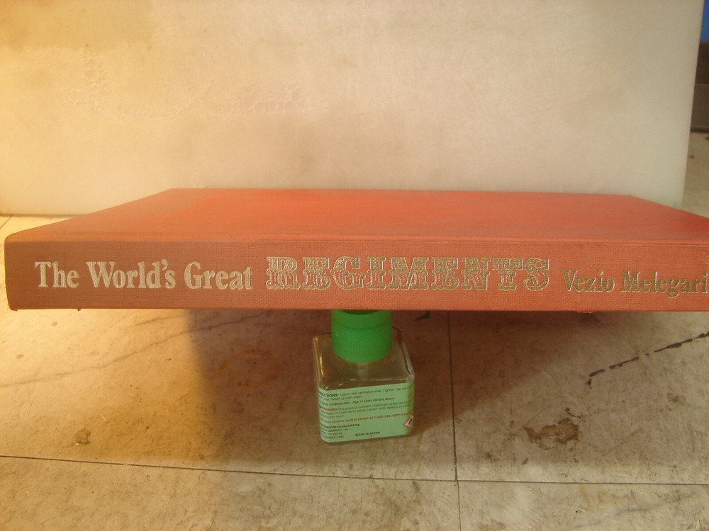 The Worlds’s Great Regiments. Hard Cover. 256 Pages. Melegari