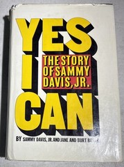 Yes I Can The Story of Sammy Davis Jr w/Jane & Burt Boyar HC DJ 1st Ed 1965