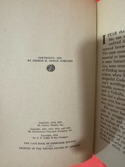 First American Edition The Casebook of Sherlock Holmes Arthur Conan Doyle 1927
