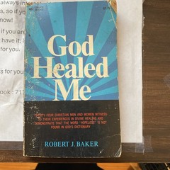 God healed me (A Herald Press original) – Mass Market Paperback – ACCEPTABLE