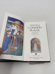 The Book of Common Prayer Henry Holt 1992 First American Edition Hard Cover