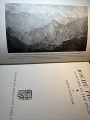MACHU PICCHU: A CITADEL OF THE INCAS 1979 Hiram Bingham HC Like New (582)