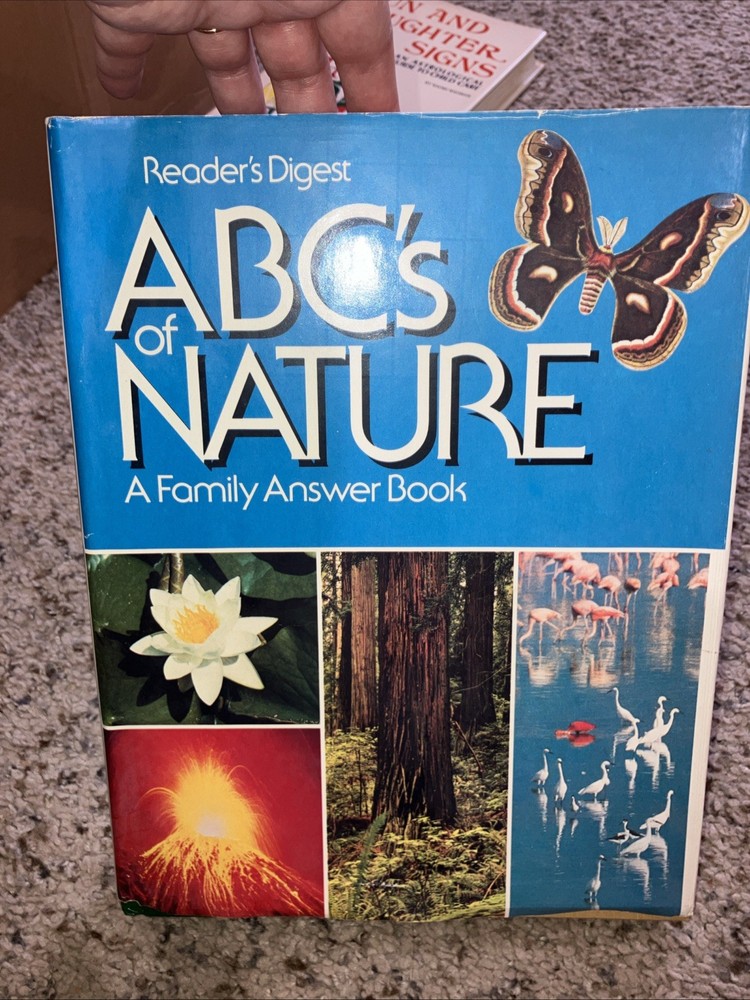 Readers Digest ABC’s of Nature HC 1984 336 Pages Dust Jacket Family Answer Book