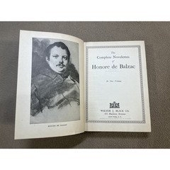 The Complete Novelettes of Honore de Balzac Red Hardcover In One Volume