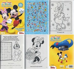 Lot of 3 Disney Mickey Mouse Coloring Books Activity – Children Kids Boys Girls