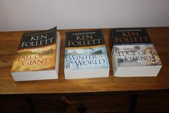KEN FOLLET TRILOGY FALL OF GIANTS WINTER WORLD EDGE OF ETERNITY, paperback