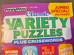 Classic Variety Puzzles Plus Crosswords – 256 Page Jumbo Special – by PENNYPRESS