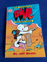 SIGNED + SKETCH comic book JEFF SMITH volume 1 COMPLETE BONE ADVENTURE near mint