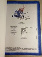 Endless Fantasy Tactics Rulebook Paperback Version 1.0 On The Lamb Games 2012-14