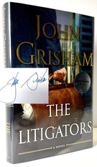 The Litigators SIGNED by John Grisham, 2011 HCDJ 1st ed 1st print Mylar, Fine