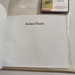 Animal Tracks W/ Cassette Tape W/ Bag By: Arthur Dorros 1991 Like New Vintage