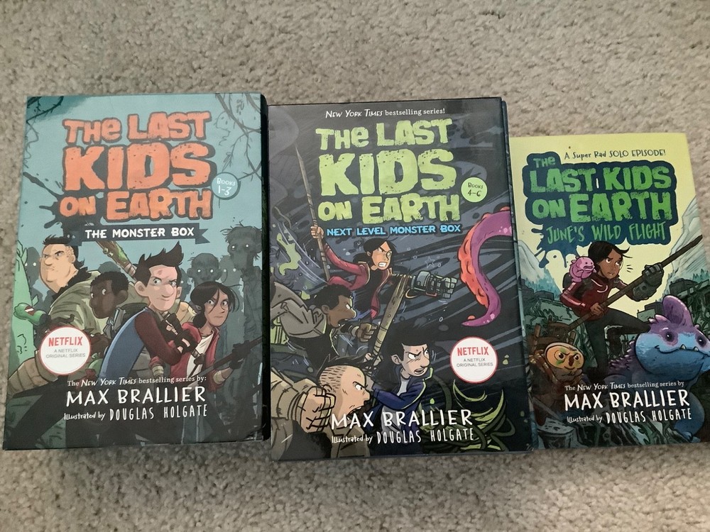 The Last Kids on Earth 2 Box Sets #1-6 plus June’s wild flight
