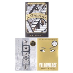 Rebecca F. Kuang (Katabasis, Babel & Yellowface) 3 Books – Fiction – PB/HB