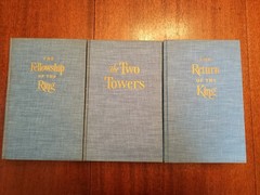 The Lord of the Rings J.R.R. Tolkien 1961 1st editions, 10th/8th/8th impressions