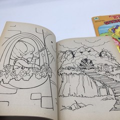Rainbow Brite Coloring Book + Sticker Fun Golden Books Vtg 1984-85 UNUSED NOS