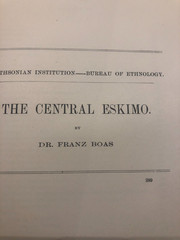 Smithsonian 6th Annual Ethnology 1884-1885-Mayan Codices, NE Eskimo Tribes & Map