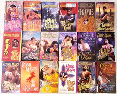 Big Lot 18 Connie Mason PB Historical Romance Viking!/Taken by You/Flame/Pirate