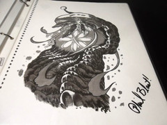 3 ring notebook Tattoo flash Varied artists Circa 2000 and up