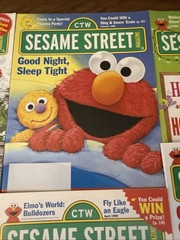 ctw sesame street magazine lot Of 13 Mainly 1999 & 2000
