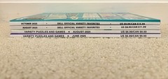 Lot of 4 New Penny Press & Dell Variety Puzzle Books: Official + Puzzles & Games