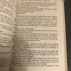 1954 Runaway Corpse by Gardner (Perry Mason series) HB w/DJ Black 190 pages