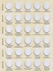 Album Folder For National Parks Quarters 2010-2021 P&D Set Coin Collector Gift
