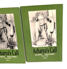 Acharya’s Call Madras Discourses Book Set Second Edition 1995 Part 1 & 2 Aiyer