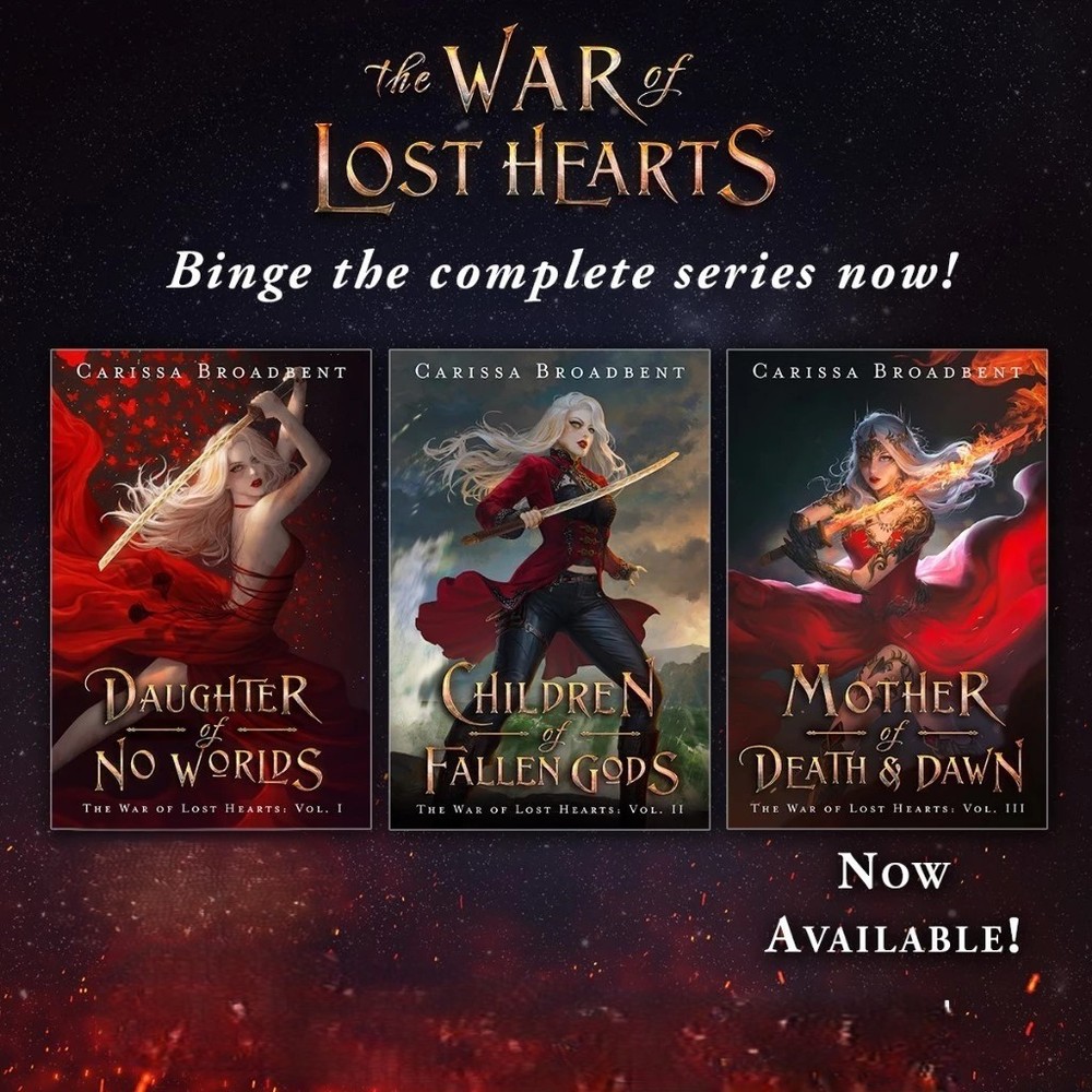 The War of Lost Hearts Series Full Set 3 Books Daughter of No Worlds – Set of 3