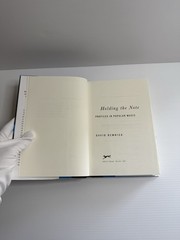 Holding the Note Profiles in Popular Music David Remnick, 2023 HC DJ 1st Edition