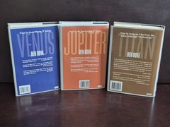 ​Ben Bova GRAND TOUR 3-Book Set VENUS TITAN JUPITER 2000-2006 BCE HCDJ VG+
