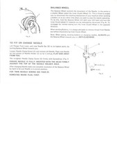 ALFA 1050 Automatic Free-Arm Sewing Machine Instruction Manual – WIRE BINDING