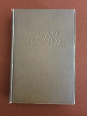 Essays on Modern Novelists by William Lyon Phelps Vintage HC