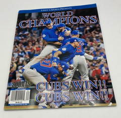 LINDY’S SPORTS PRESENTS WORLD SERIES CHAMPIONS 2016 CHICAGO CUBS WIN MAGAZINE