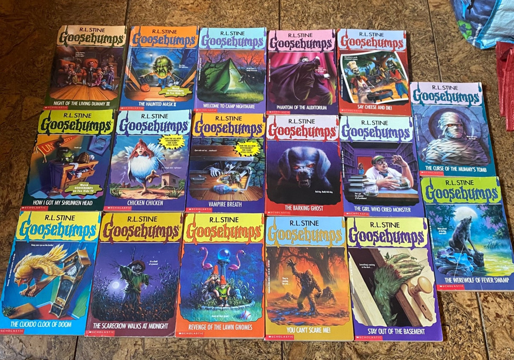 Goosebumps Lot 17 some 1st Editions RL Stine Vintage 1993-1996 Scholastic Books