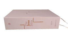 The Jesus Bible Pink with Gold In Box Louie Giglio Leather soft over board