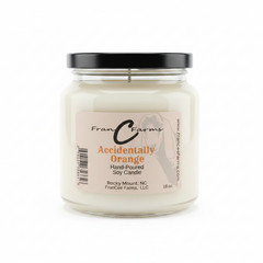 Accidentally Orange Soy Candle – 18 oz. Apothecary Jar