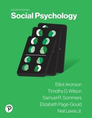 Social Psychology – Paperback, by Elliot Aronson – 9780137633647