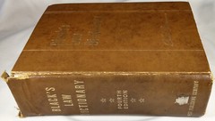 BLACK’S LAW DICTIONARY Fourth Edition 4th West Publishing Company 1951 Hardcover