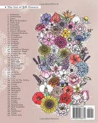 The Ultimate Flower Drawing Guide Book: 50 Unique Flowers For Beginner & Interme