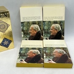 The Hobbit Lord Of The Rings J.R.R. Tolkien Box Set 1977 Ballantine Books Gold