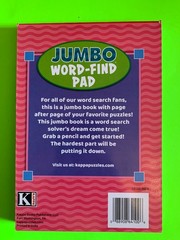 Kappa Jumbo Word-Find Pad Digest Puzzle Book Vol #202