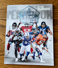 NEW Pro Football Hall of Fame 2024-25 Official Paperback Book 128 Pages
