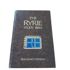 The Ryrie Study Bible King James Version Red Letter 1978 Hardcover KJV